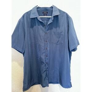 Croft & barrow Easy-care resists wrinkles Button-down collar Short sleeve Sz XL